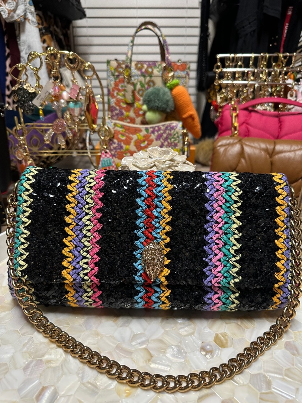 KURT GEIGER NWOT! GORGEOUS KENSINGTON Shoulder Crossbody Bag!